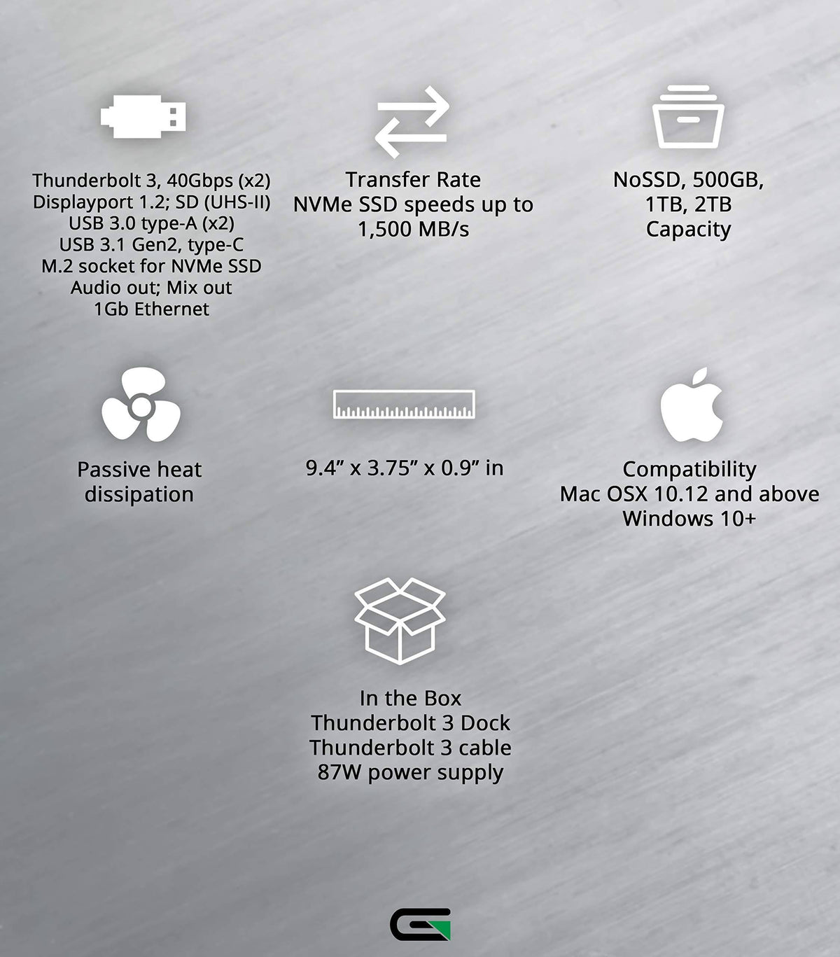 Thunderbolt 3 NVMe Dock S3737