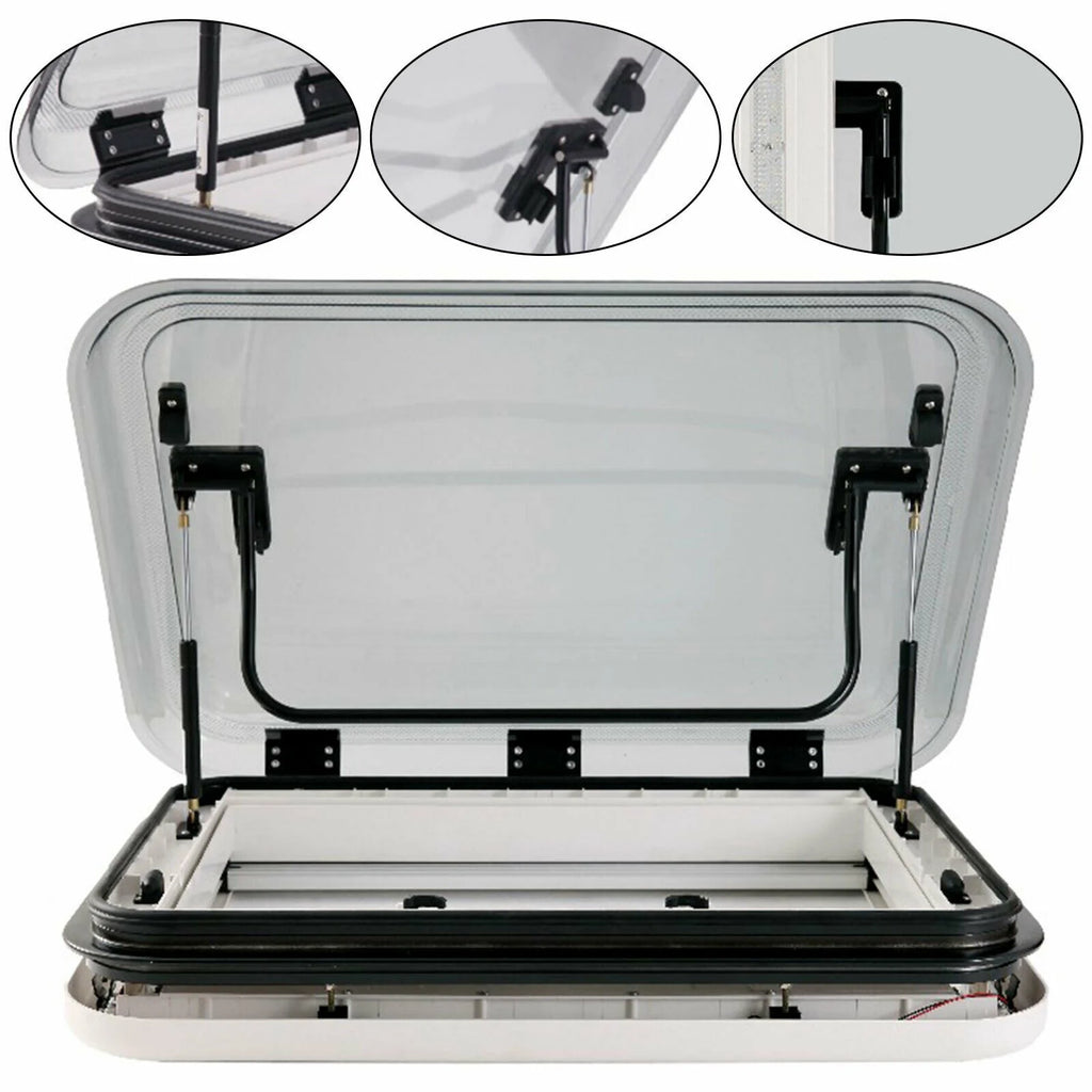 RV LED Skylight Roof Vent Hatch Window A431202