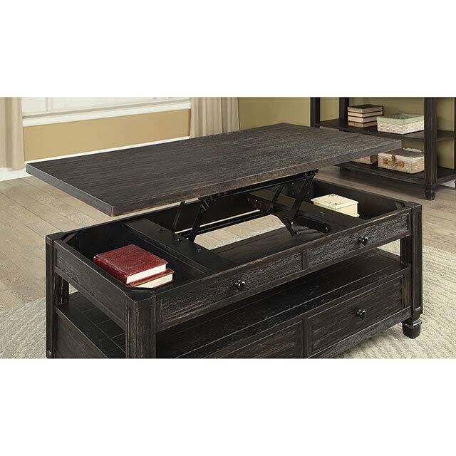 Antique Black Sofa Table J76602