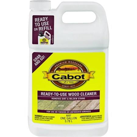 Cabot 8007 Problem Solver Cleaner Wood RDY to Use Gallon (Case of 4) Q5970