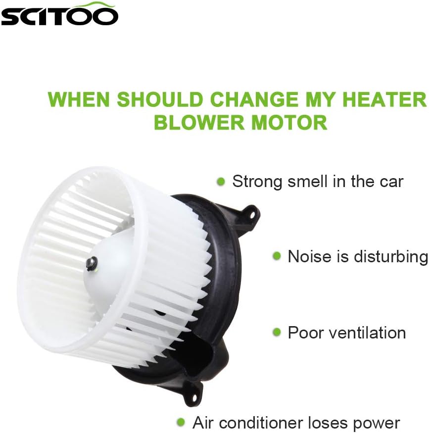 ABS Plastic Heater Blower Motor with Fan, Pack of 2 Q320630