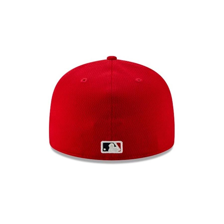 Red Fitted Hat F5647