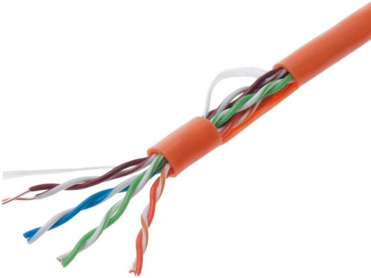 Black Solid 24AWG Cat5e Bulk Network Cable UTP M754