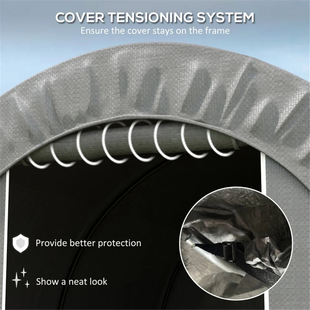 Dark Gray Outdoor Storage Tent A638