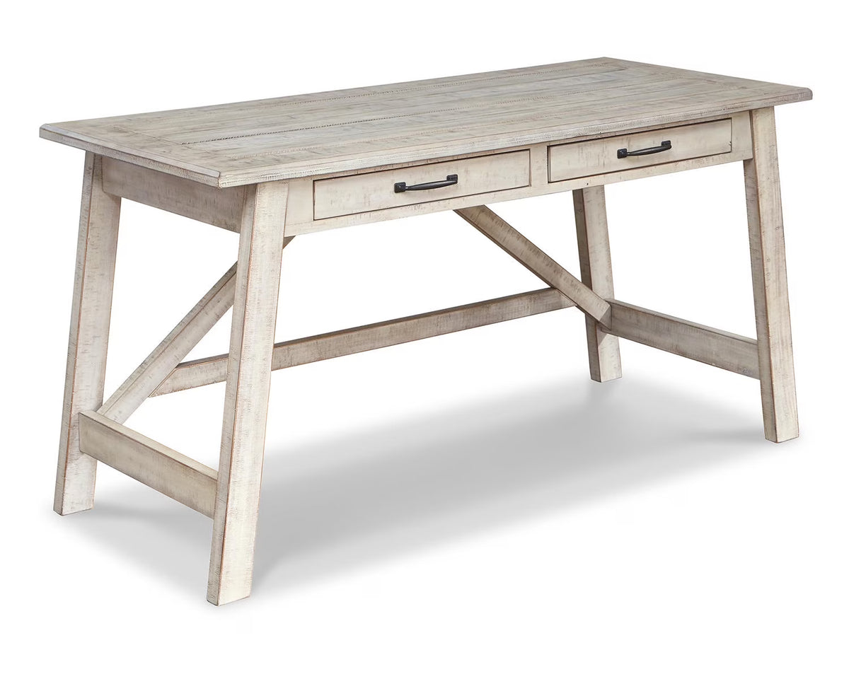 Whitewash 2 Drawer Desk T794