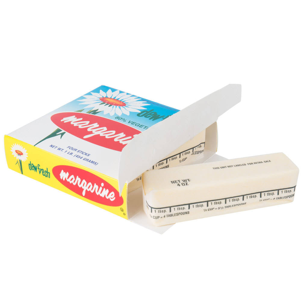 80 Percent Vegetable Oil Margarine Quarters - 30 per CASE L78311