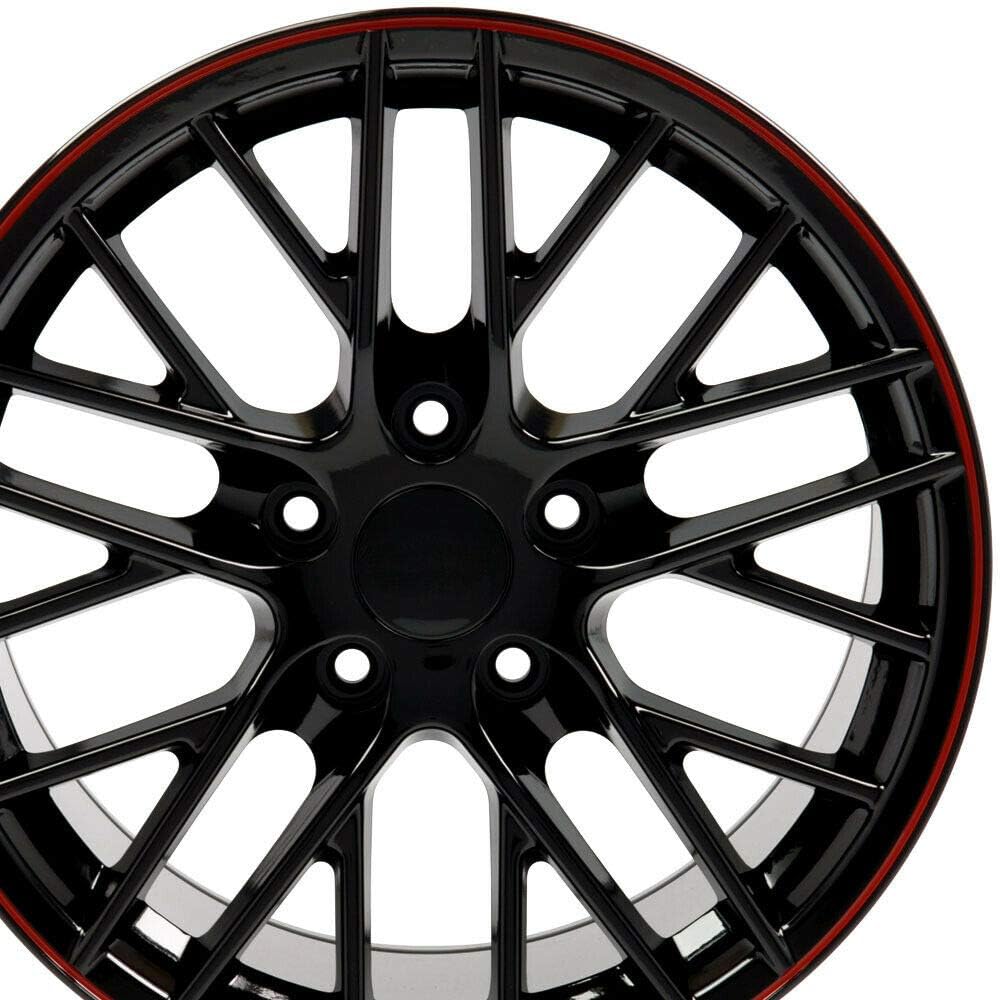 19" Black with Red Line 19x10 Wheel L5974
