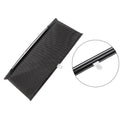 Black PVC Car Sunshade 48.43"x22.05" 1Pc E976013
