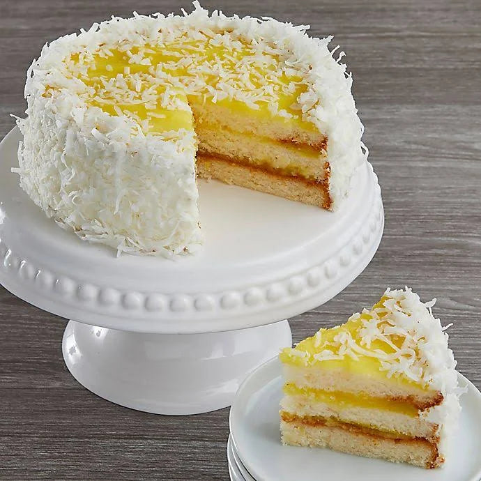 Lemon Coconut Happy Birthday Cake D6993