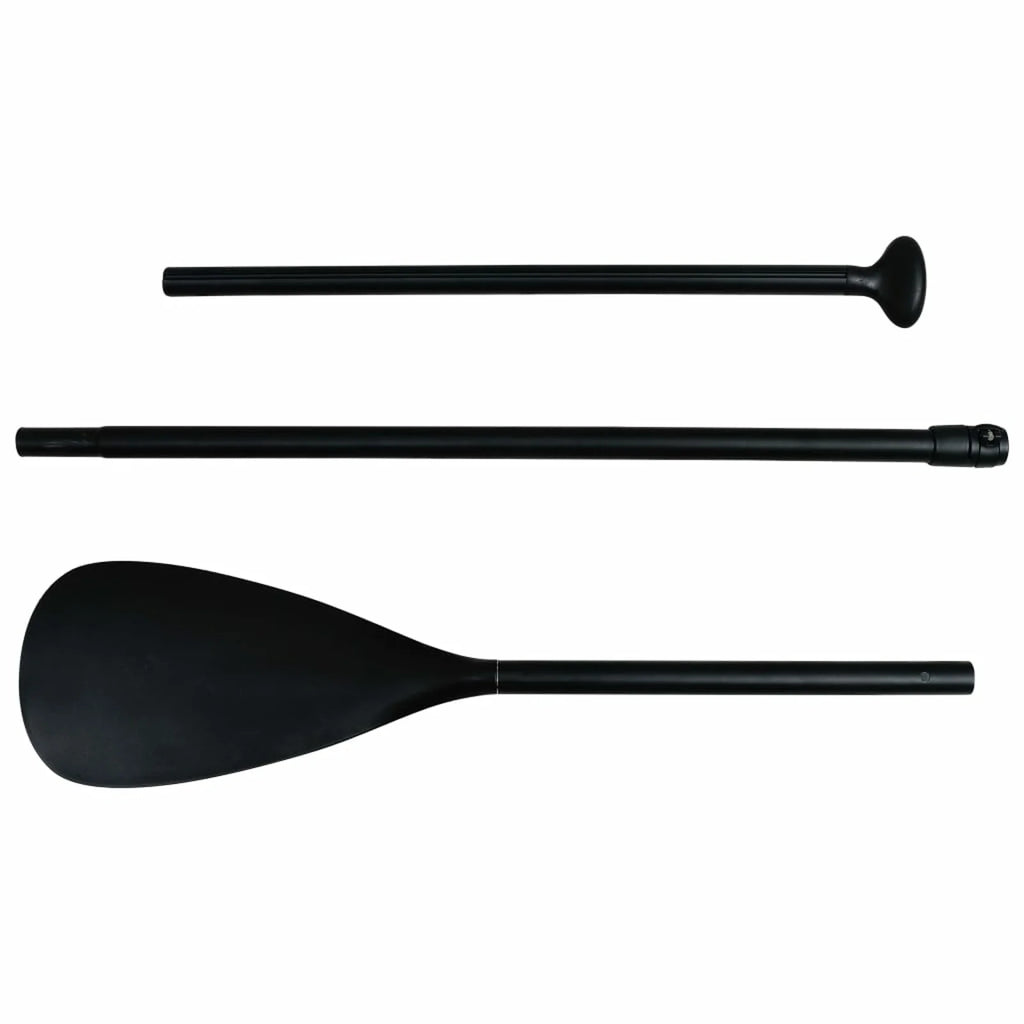 Inflatable Paddleboard Set Black and White U263691