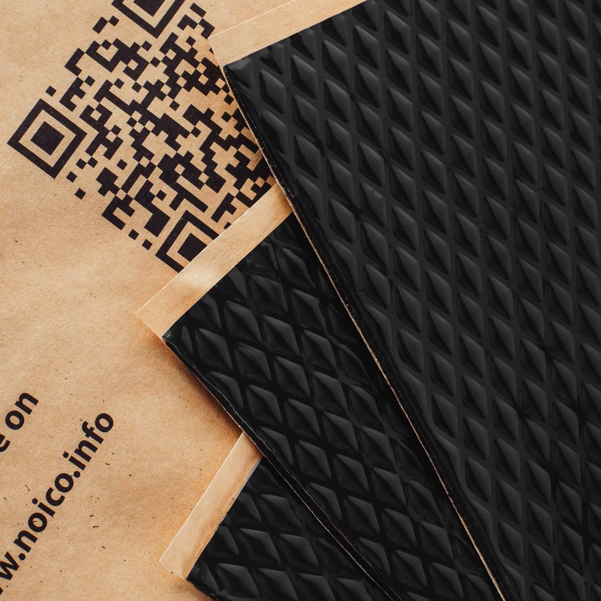 Black 80 Mil 36 Sq ft Car Sound Deadening Butyl Mat U518