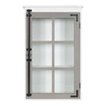 White/Gray Rustic Wall Cabinet M86928