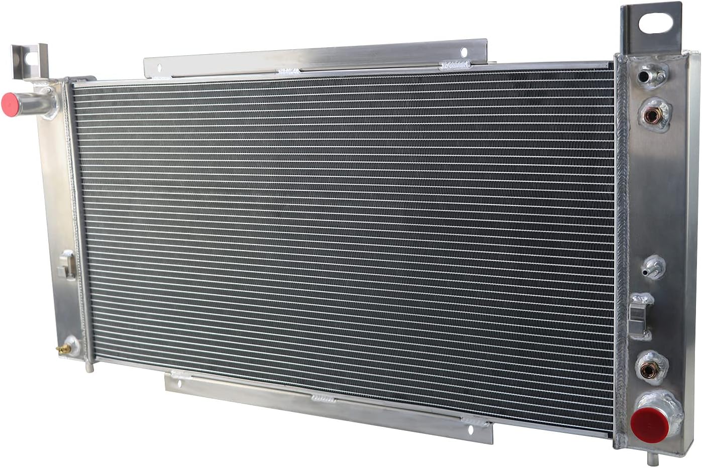 3 Row Aluminum Radiator with Electric Fan Shroud Kit J684