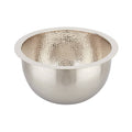 Polished Nickel-Plated Hammered Copper Sink X327771