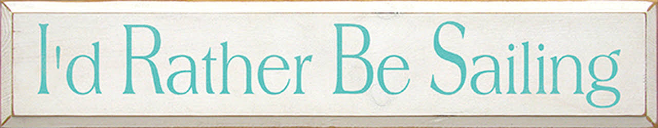 Sailing Wood Sign S447