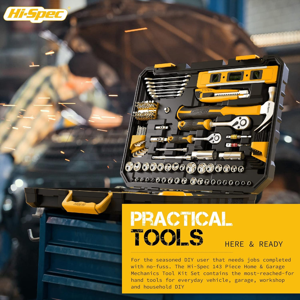 143 Piece Home & Garage Tool Kit Set E186184