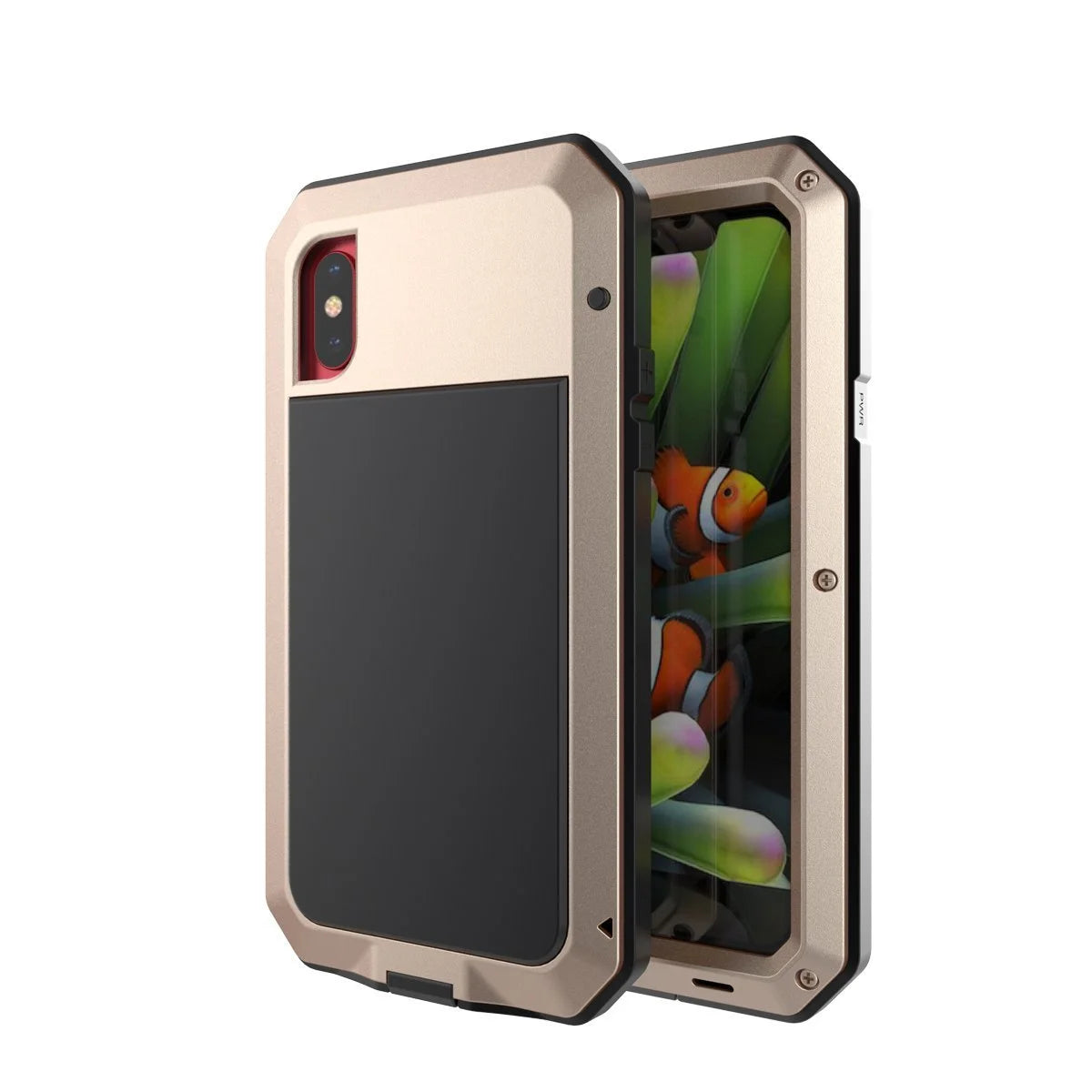 Gold Aluminum Metal iPhone XR Case O520