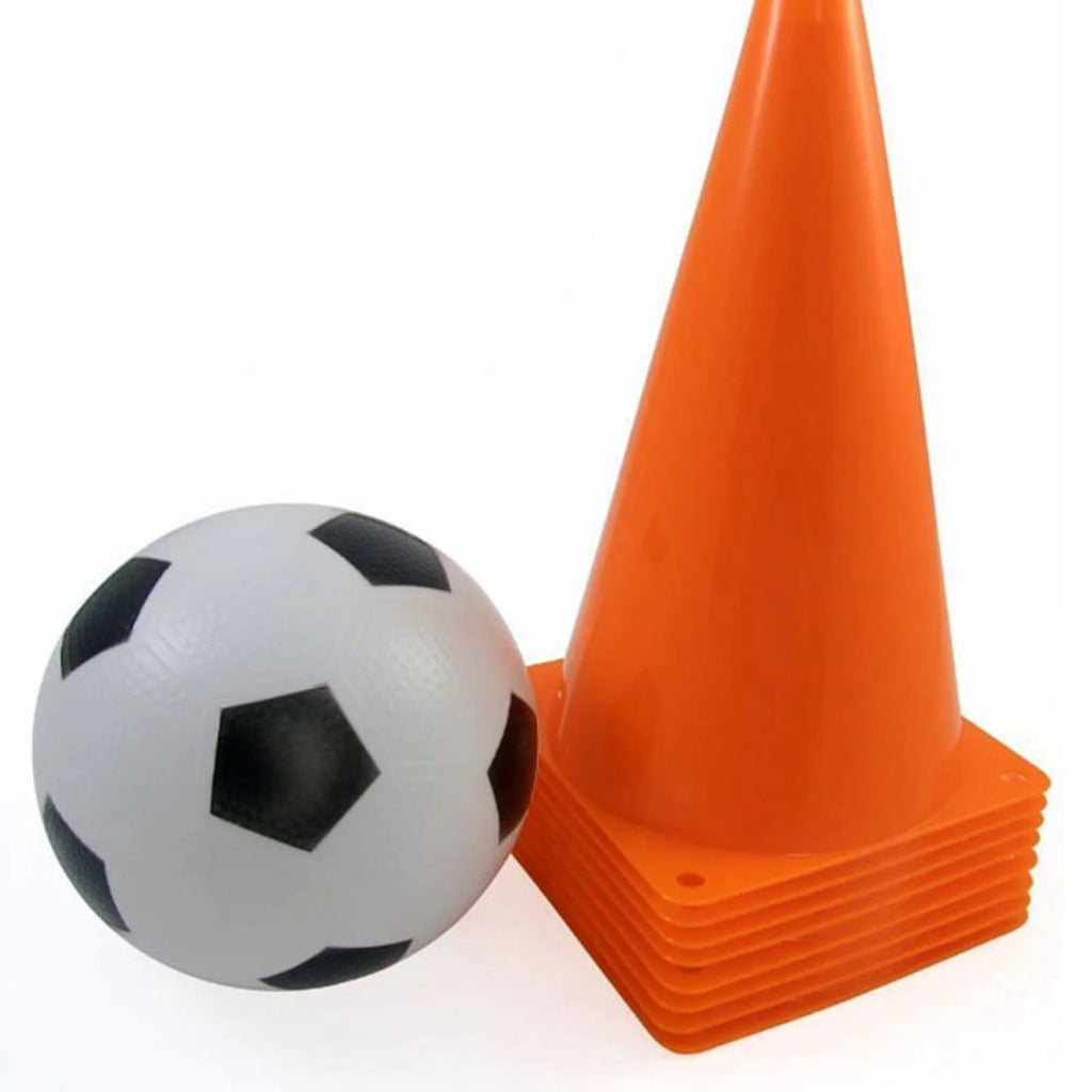 10 Pcs Traffic Cones 7 Inch Multipurpose Cones for Football Training E37175