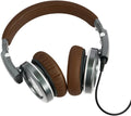 Wired Headphone with 3.5mm Jack, Detachable Over Ear Foldable, Eco-Leather (Brown) Pack of 2 S9990