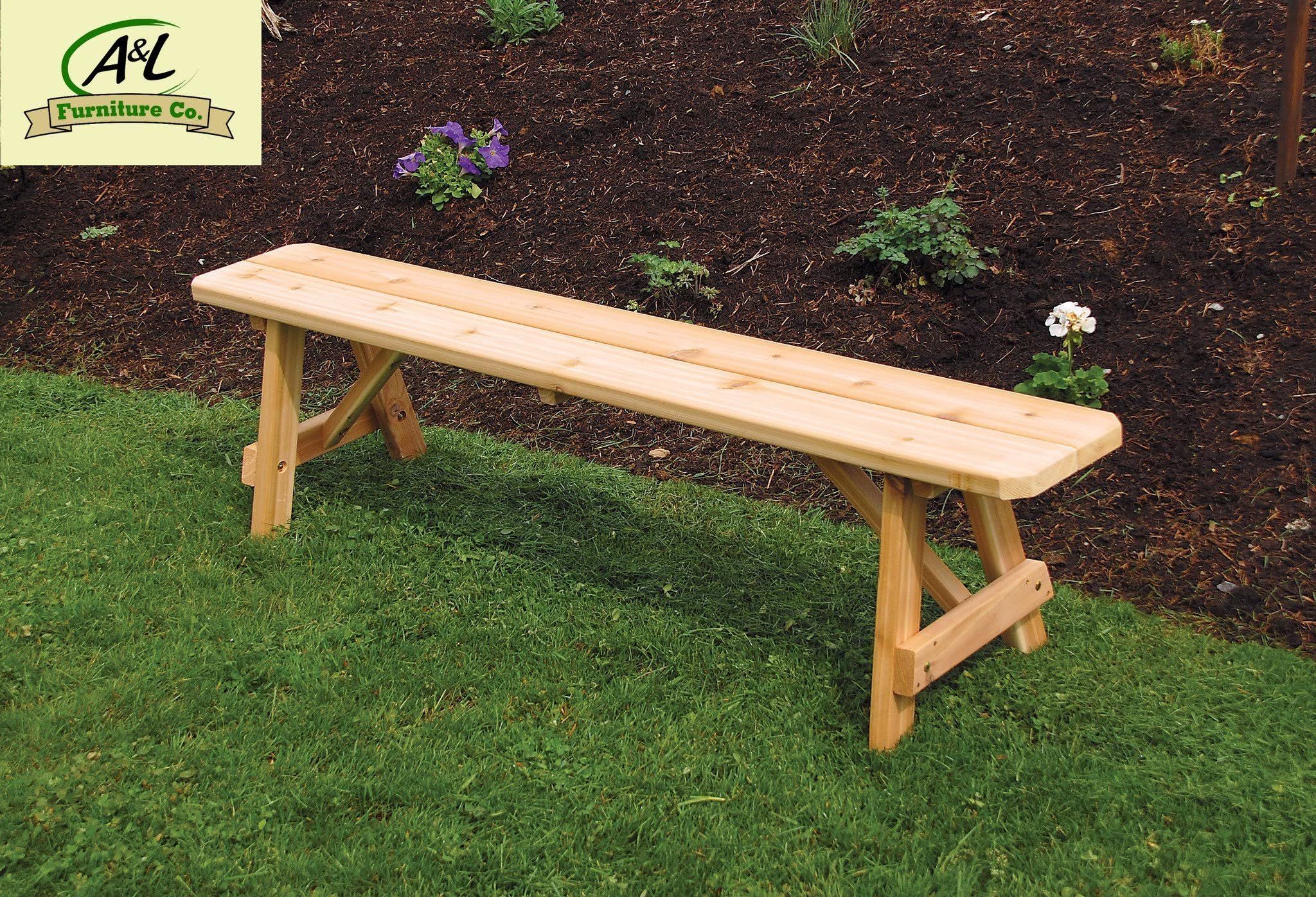 Gray Stain Backless Bench E34392