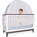Blue See Through Pop Up Tent Crib and Nursery Mesh Cover Pack of 2 A484