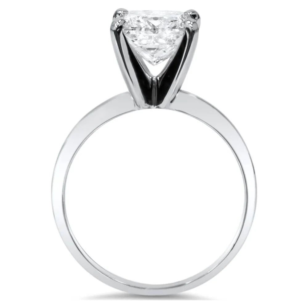 14k White Gold Solitaire Diamond Engagement Ring P57964