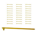 30 Pack Yellow 5/8 inch x 18 inch Hot Forged Tent Stake F958976