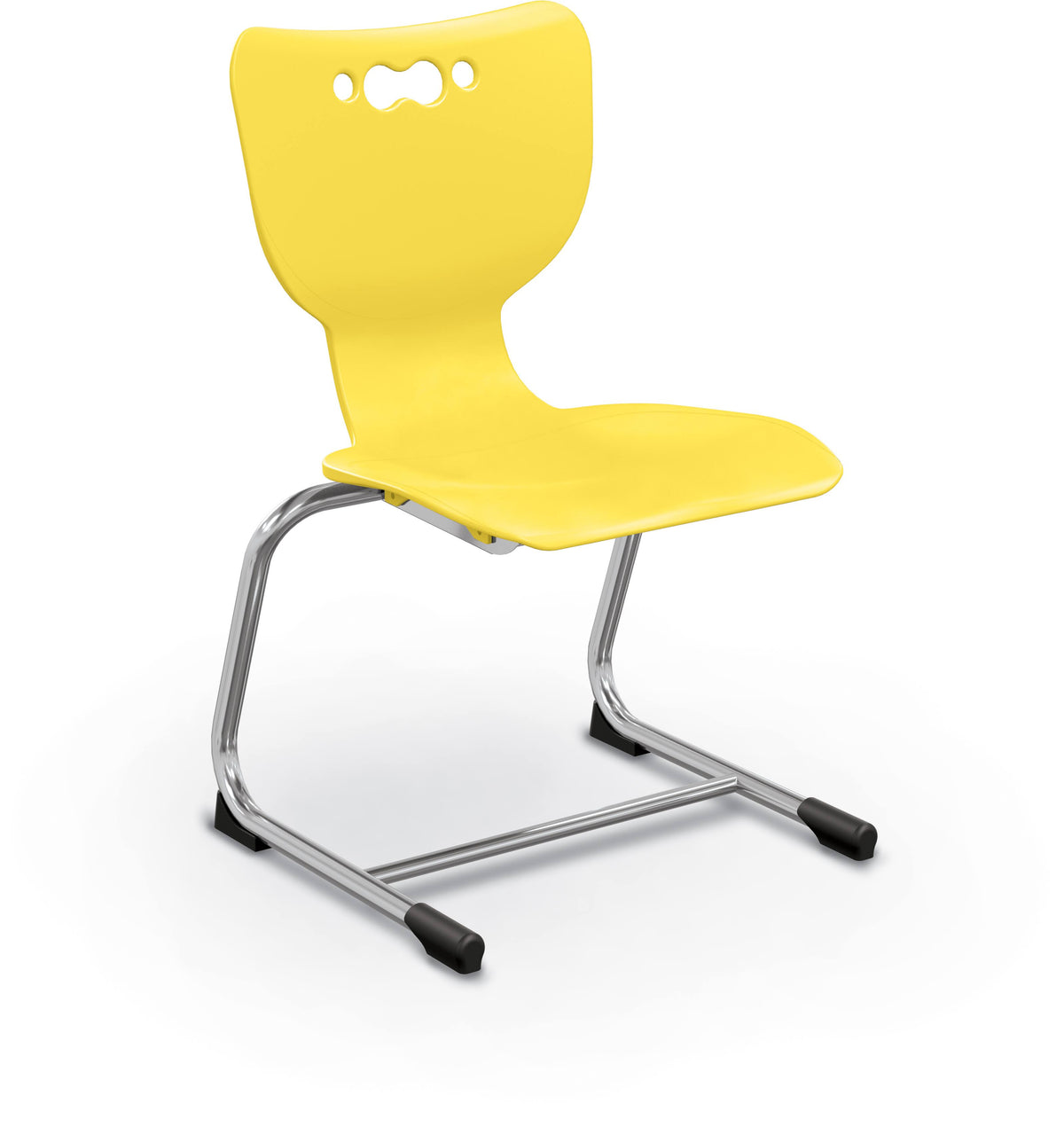 Yellow Cantilever School Chair, 5 Pack Q692774