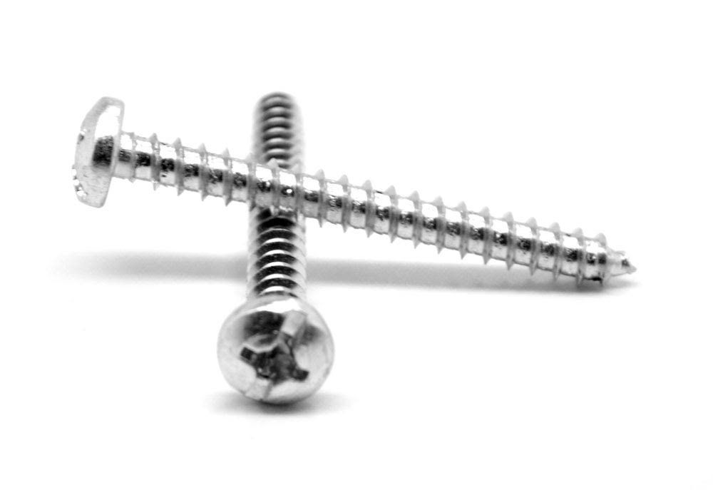 10-12 x 2x22 Sheet Metal Screw Combo Pan Head Type A Zinc Plated X20263