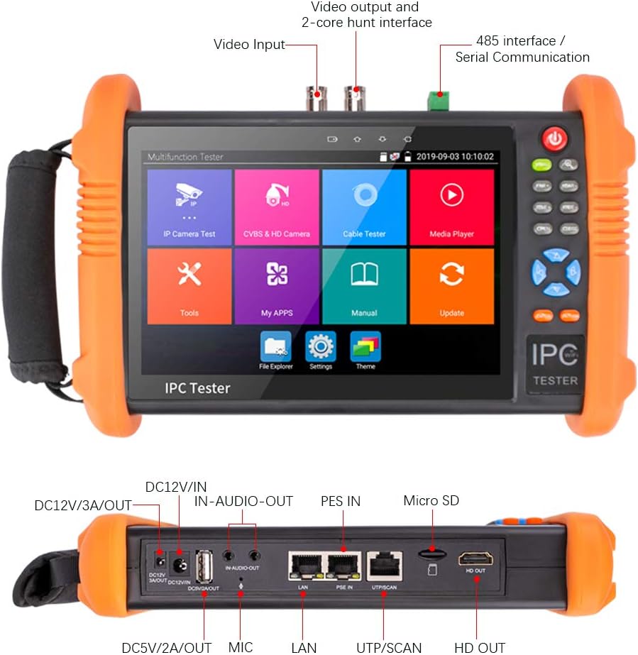 7 Inch IPS Touch Screen CCTV Tester X581396