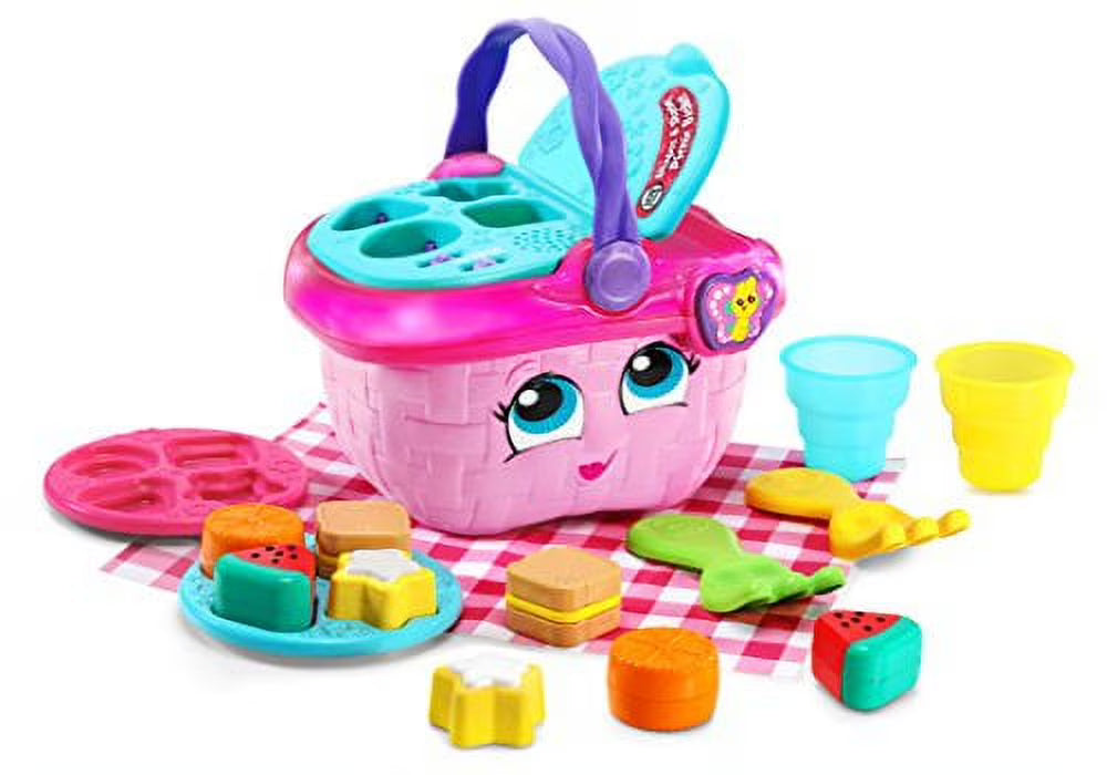 Pink Shapes and Sharing Picnic Basket G575