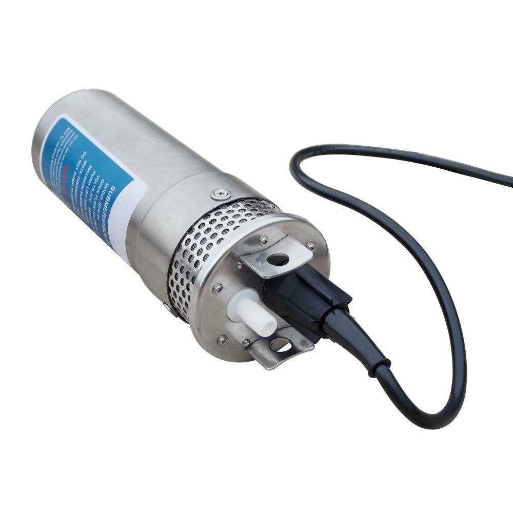 24V Stainless Shell Submersible 3.2GPM Deep Well Water DC Pump R151476