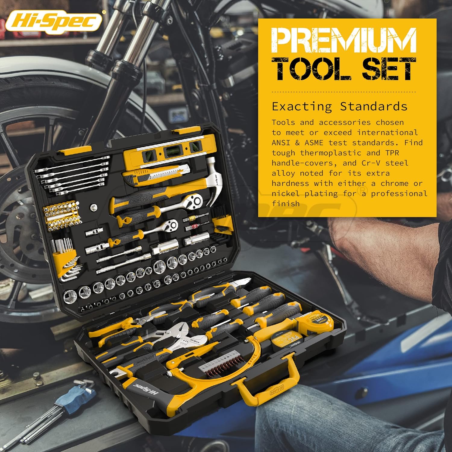 143 Piece Home & Garage Tool Kit Set E186184