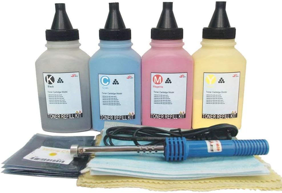 Toner Refill Kit 4-Pack with Tools A86601