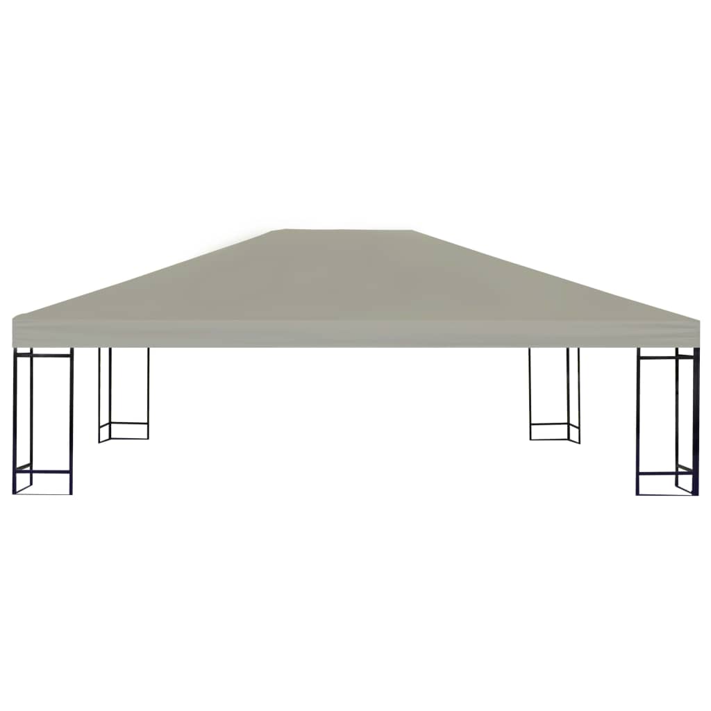 Beige 10 x 13 ft Waterproof Gazebo Replacement Canopy Cover T242