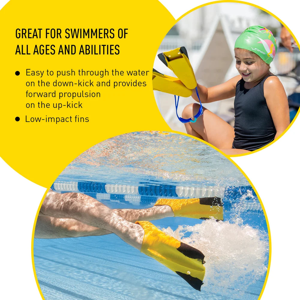 Yellow Swimming Fins I288