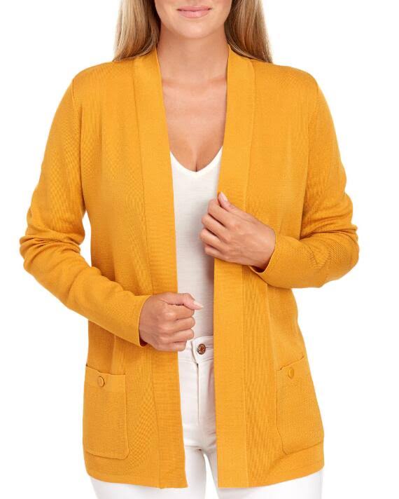 Blue Open Front Cardigan R820