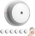 Mini Smoke Detector with 10-Year Battery, Photoelectric Sensor, Pack of 6 Q176747