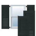Black Forest Pine Open Louvered Shutters, Per Pair F5107