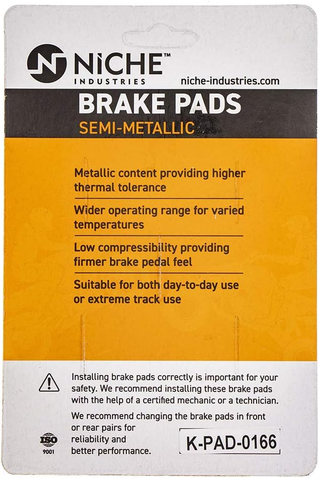 Brake Pad Set Semi-Metallic Pack of 2 X422