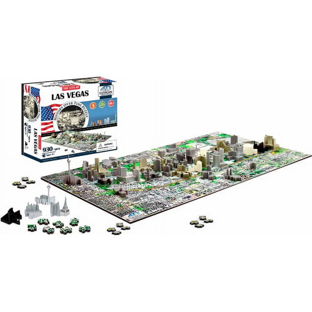 4D Las Vegas Cityscape Time Puzzle H6175