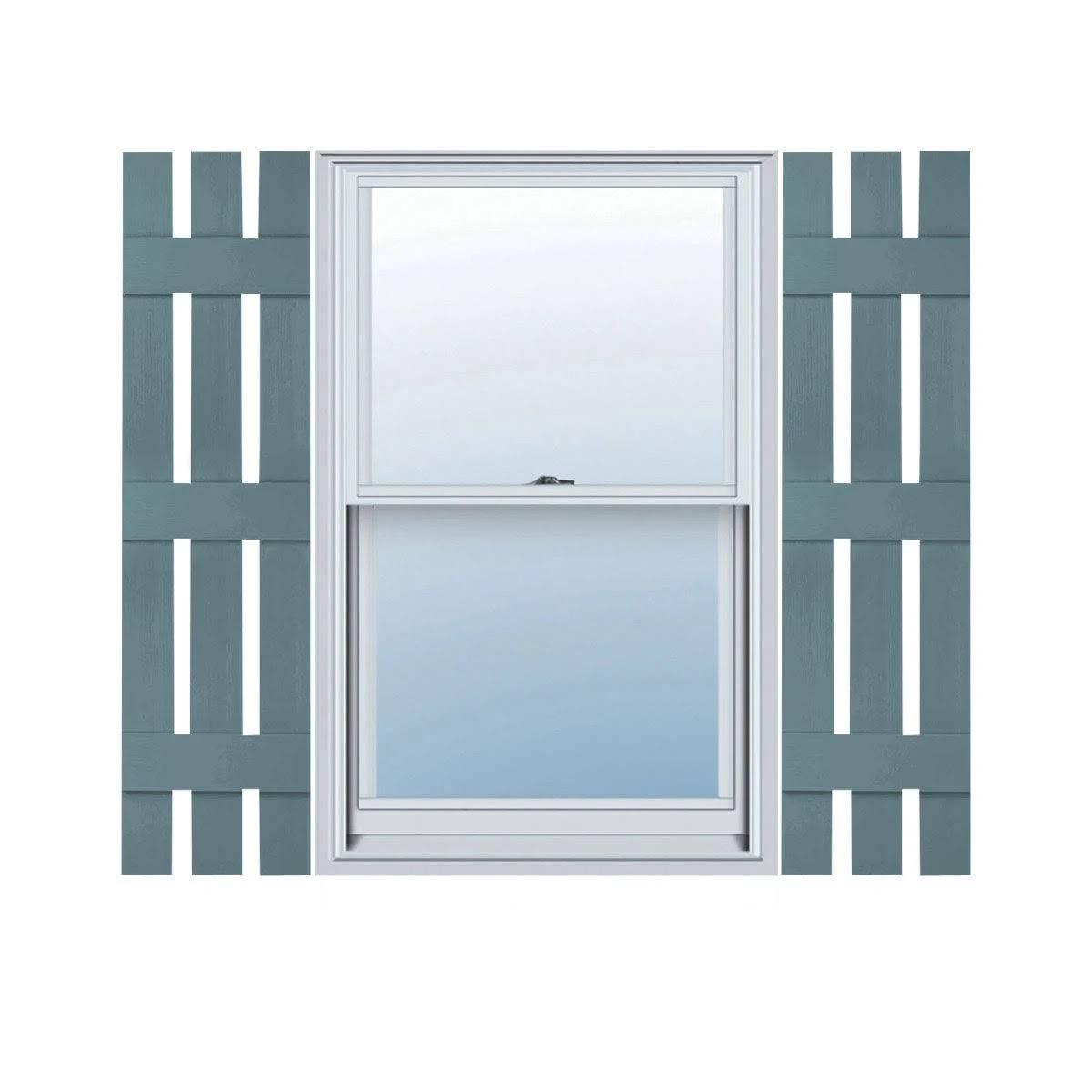 Lifetime Vinyl Board-n-Batten Shutters L918565