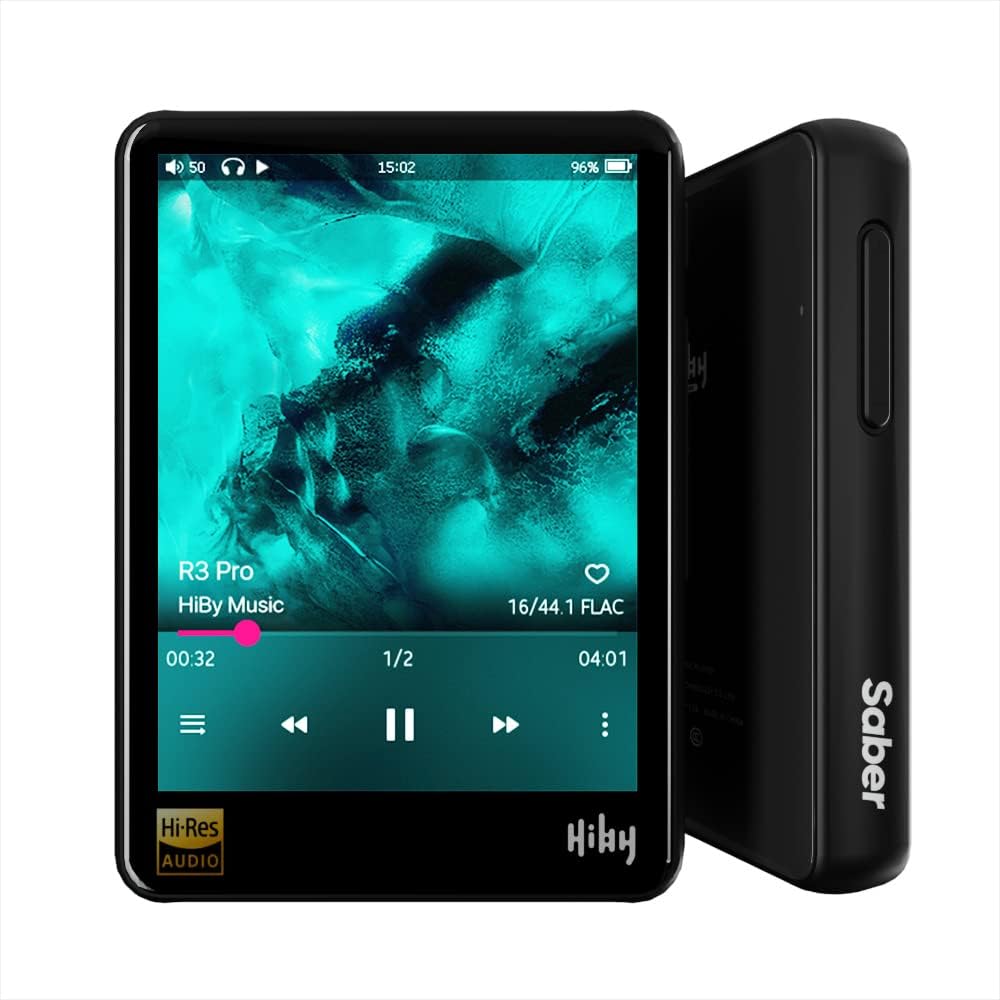 Black Hi-Res Lossless Music Player with Bluetooth and WiFi R997809