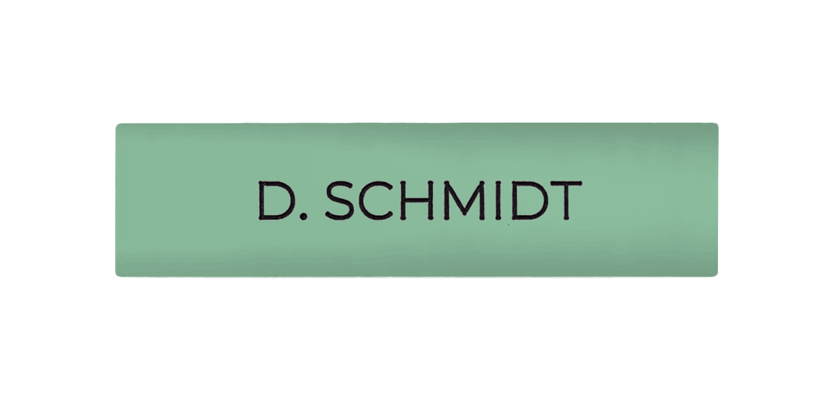 Self-Adhesive Nameplate for Door Station K6011