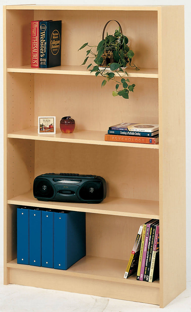 4 Compartment Bookshelf Maple L7750