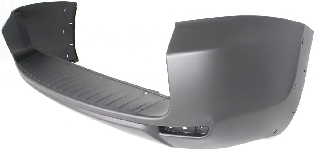 Rear Primed Bumper Cover with Flare Hole and Bumper Extension W414565