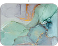 Green Marble Composite Sponge Dish Drying Mat 16x18Inch U661