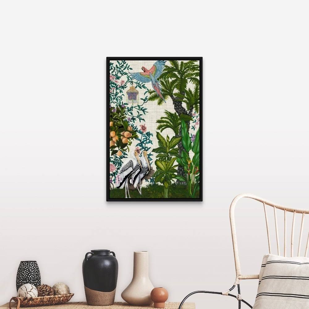 Black Float Frame Canvas Art - 24 x 36 S3126
