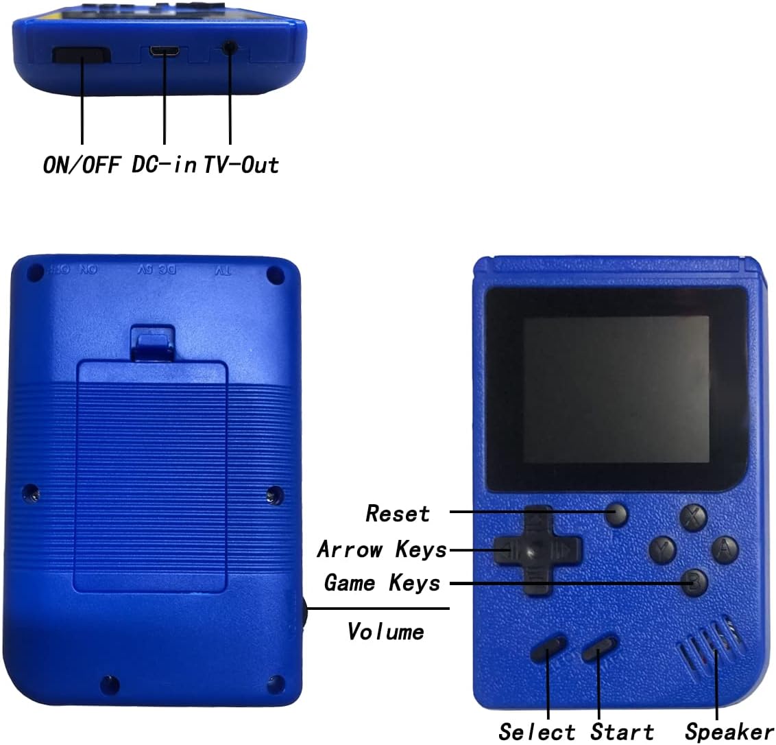 400-in-1 Retro Handheld Game Console with AV Cable F9532