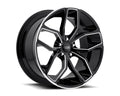 Gloss Black Milled 1-Piece Cast Wheel 20x10 5x114.3 40mm U11516